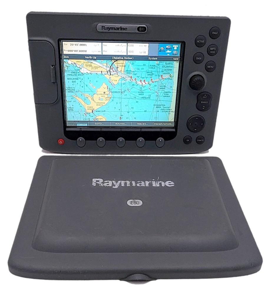Raymarine E80 8.4" Marine Radar GPS Chartplotter MFD Display Unit #1 *AS-IS READ