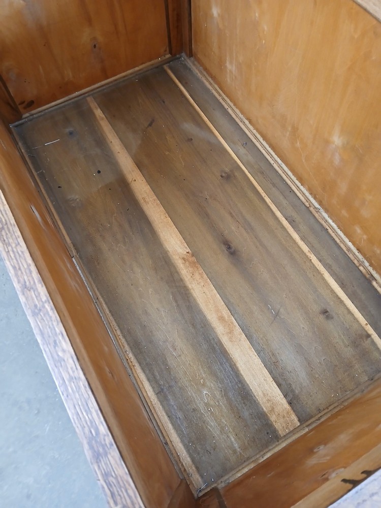 Oak Blanket Box Oak Bedding Box on casters