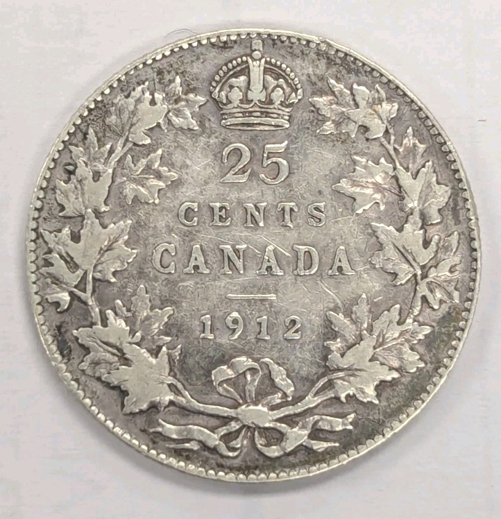 1912- Canada 25 Cent - #T195