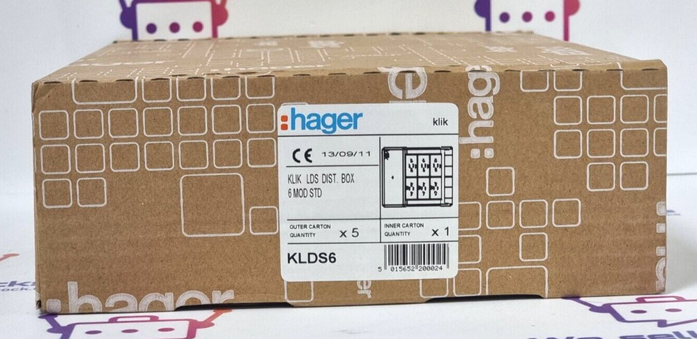 HAGER KLIK KLDS6 Lighting Distribution Unit