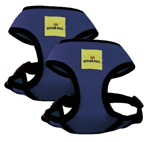 2-Pack Dog Pet Vest Harness Strap Adjustable Mesh Small Medium Large XL No Pull