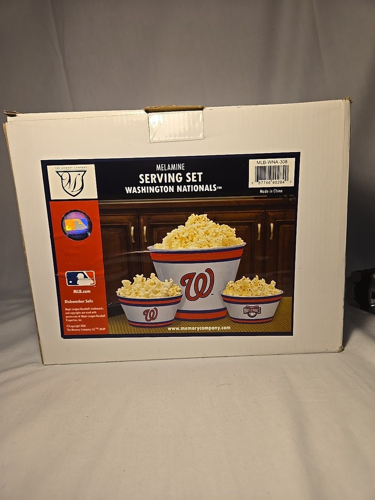 Washington Nationals 3pc Serving Set