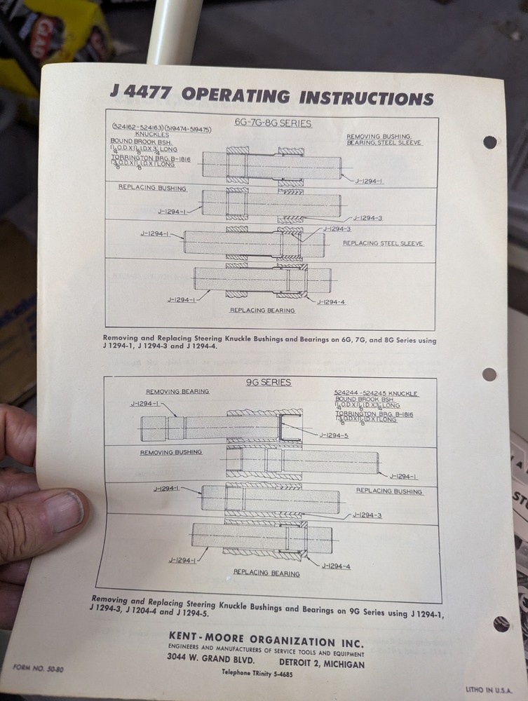 Studebaker Accessory Repair Tools Flyer
