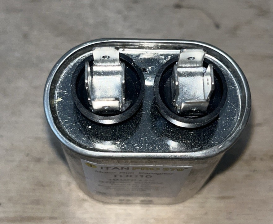 TITAN PRO TOC10 Capacitor 10 MFD 370 VAC USED **TESTED**