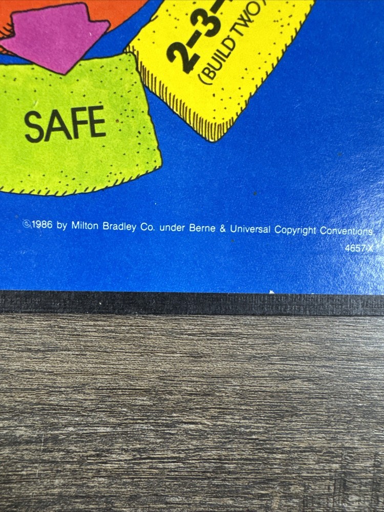 1986 Mouse Trap Board Game Replacement Board - BOARD ONLY