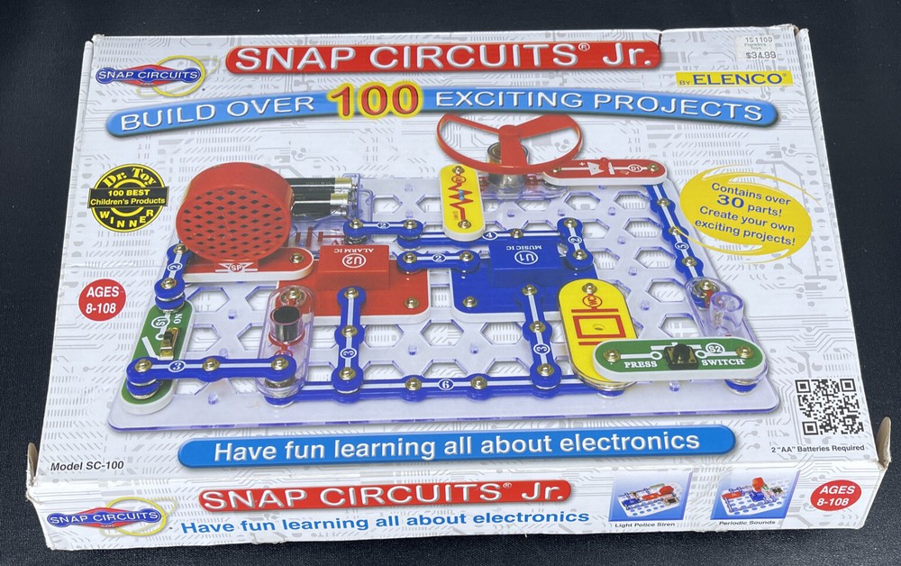 Snap Circuits Jr. Electronics DISCOVERY KIT Build Over 100 Projects SEE