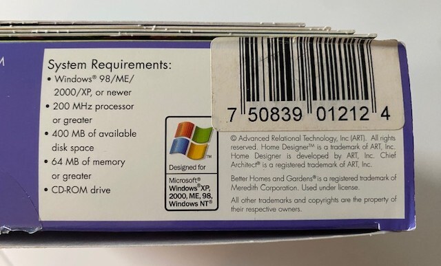 Better Homes and Gardens Powerful Home Design software - CD-ROM - Windows