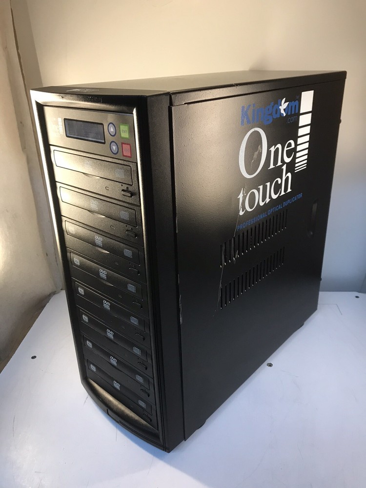 Kingdom One Touch KDV7A Professional 1:7 DVD/CD Duplicator TESTED