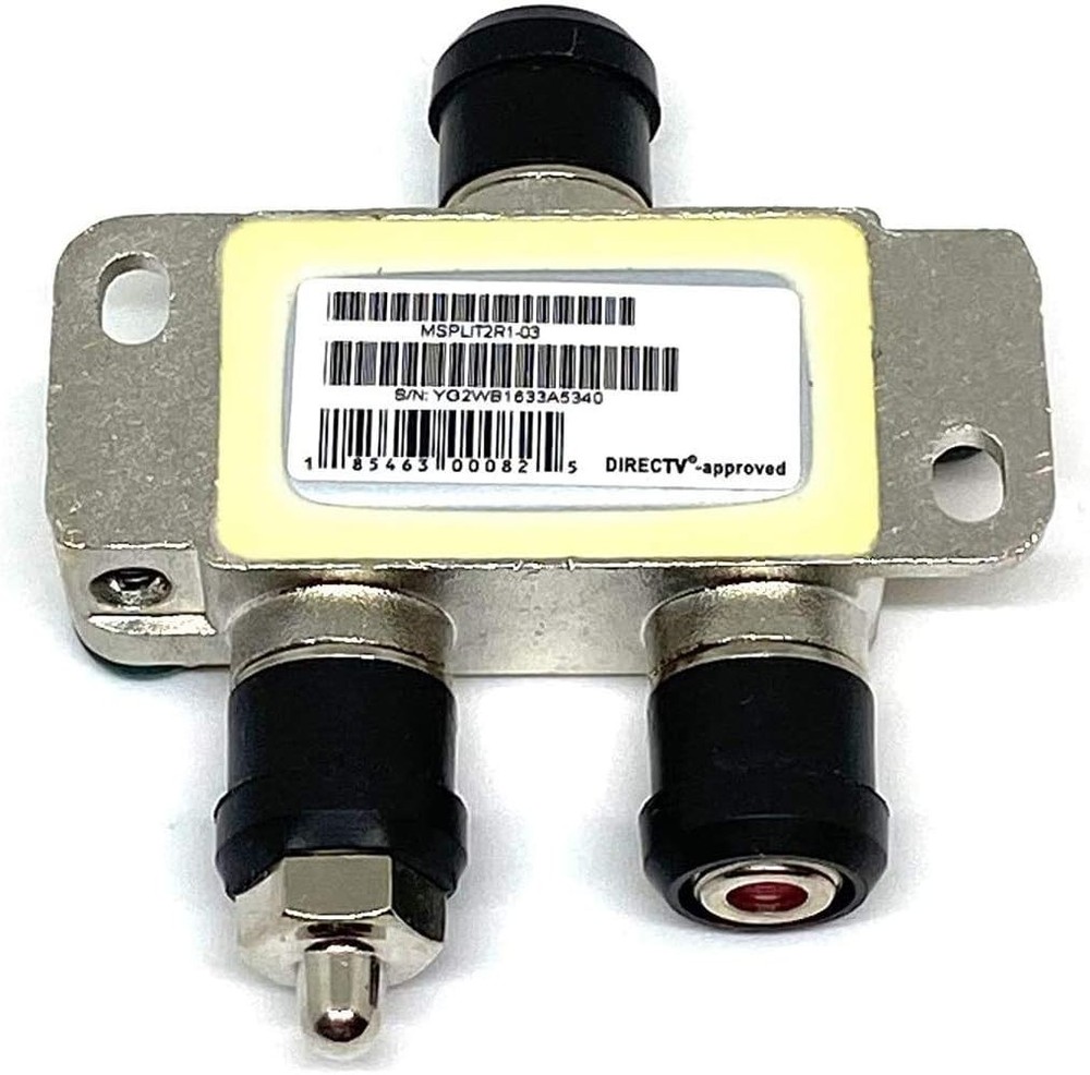 SWM Approved Weatherproof 2-Way Splitters - Secure & Reliable Connection 2-Pack