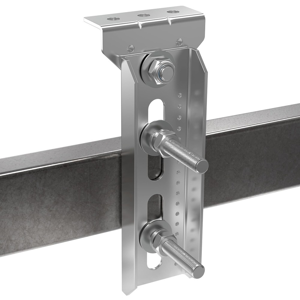 4 PC 8" Galvanized Swivel Top Bunk Bracket Kit for 3"x3", 2"x3" Trailers