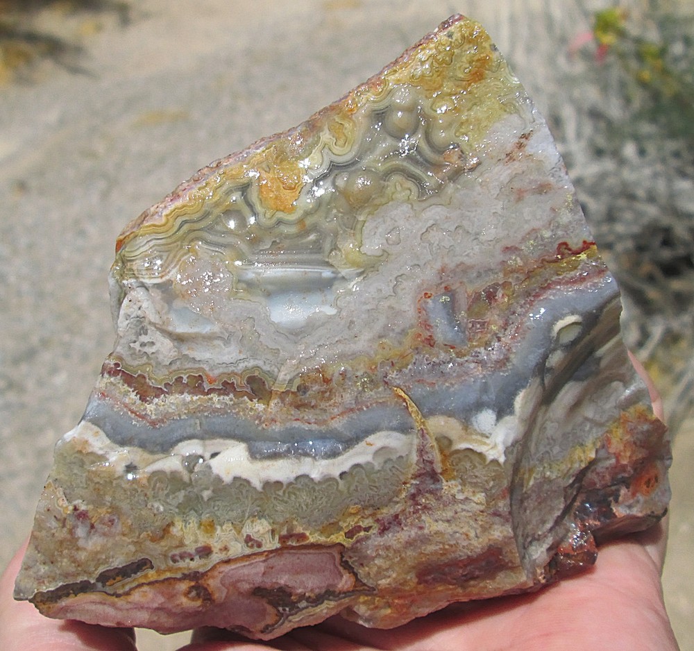 CRAZY LACE AGATE ROUGH ~ 1 lbs 15 ozs