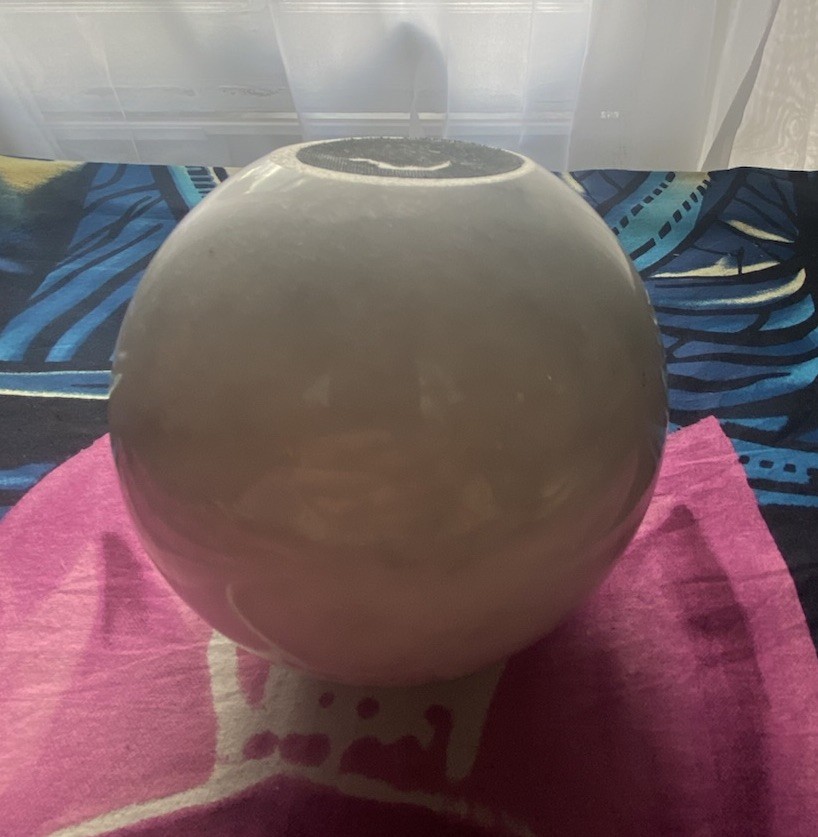 9 LB White Marble Free Standing Sphere