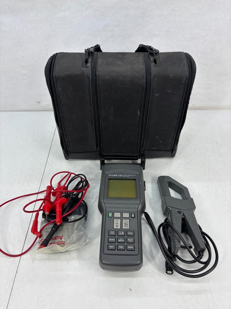 Fluke 41B Power Harmonics Analyzer Meter KIT