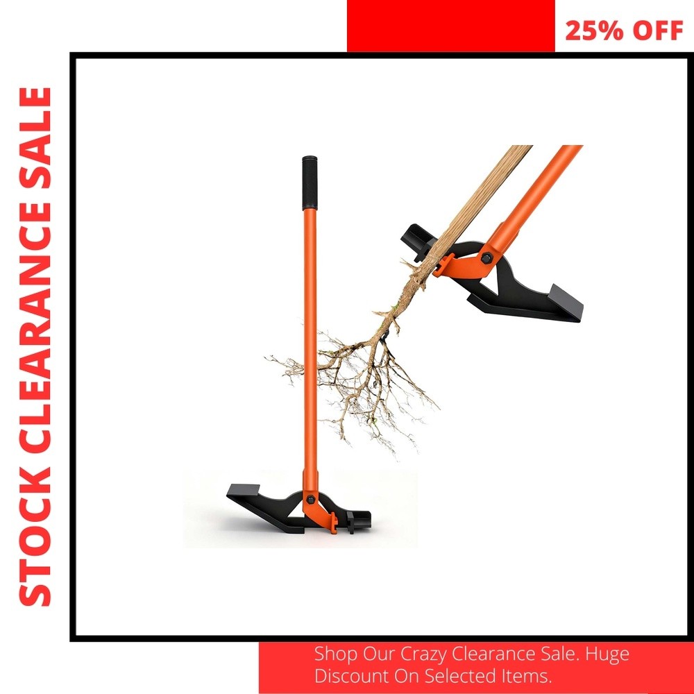 Heavy Duty Sapling Puller Tool 43 Inch Steel Frame