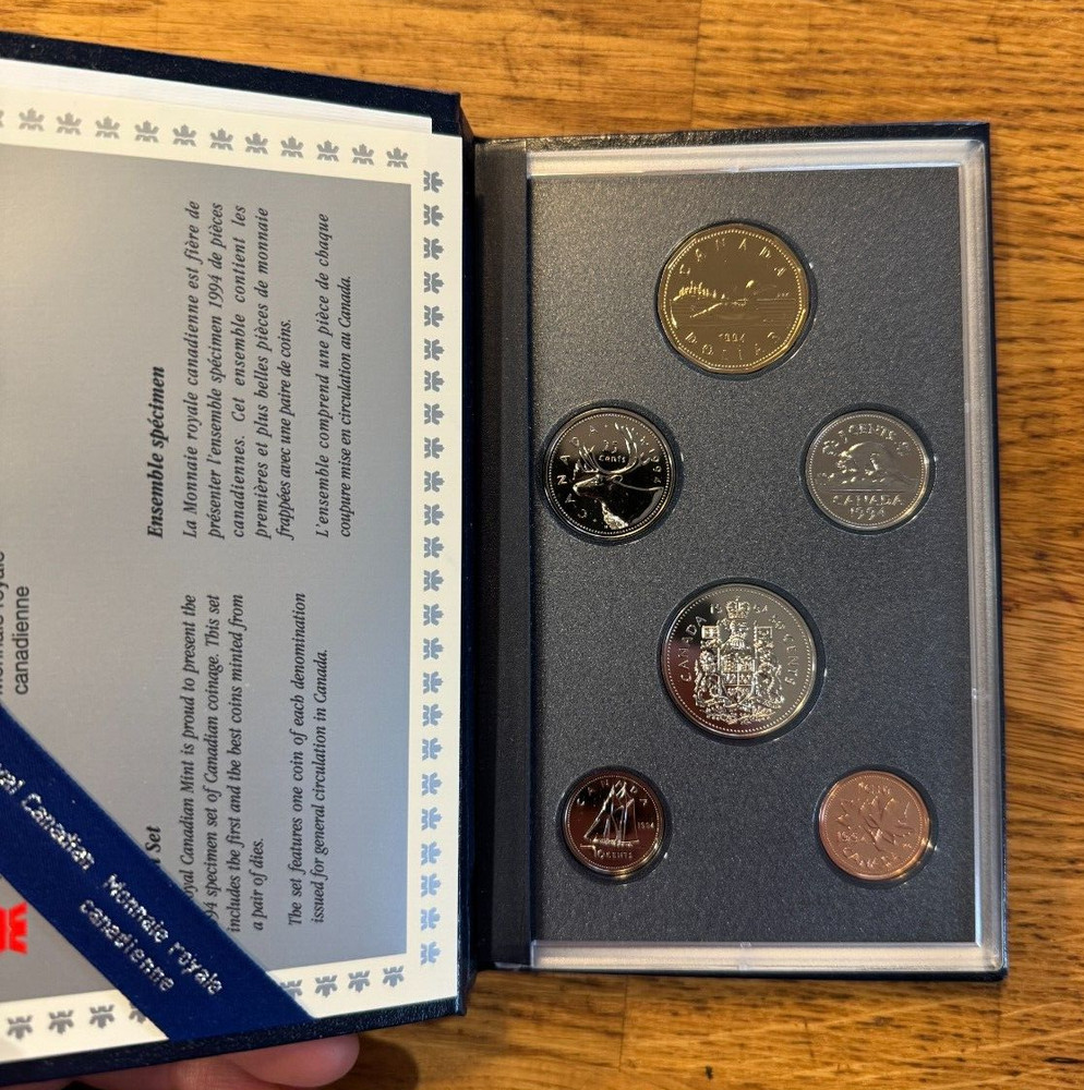1994 Canada Specimen 6 Coin Set