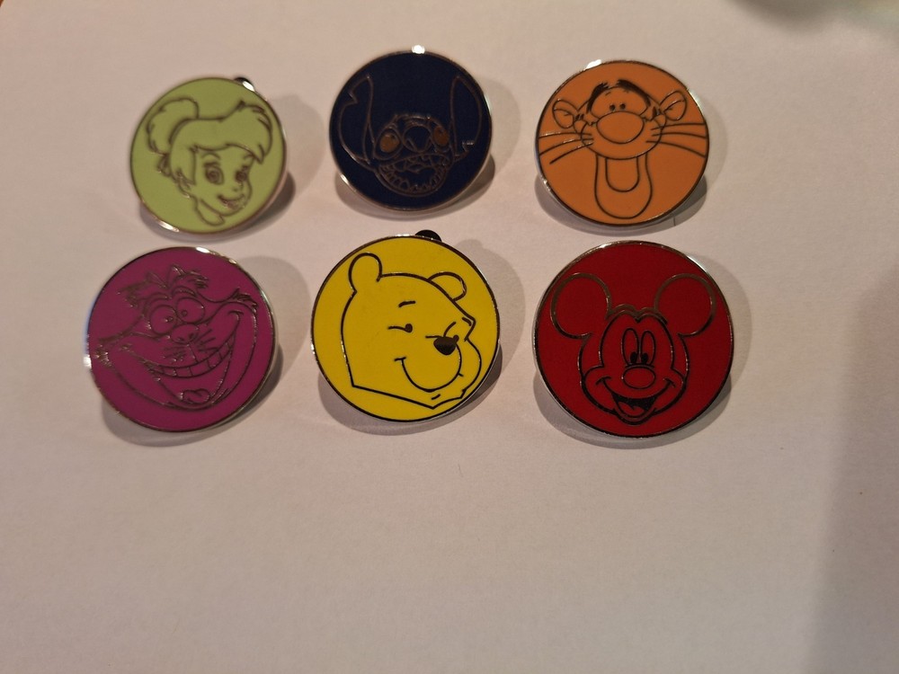Disney Trading Pins-2016 Disney Character Booster Pack - 6 Pc. Set