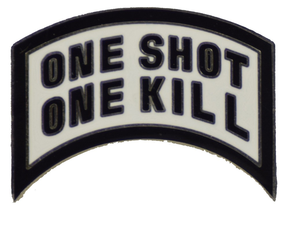 ONE SHOT - ONE KILL HAT PIN
