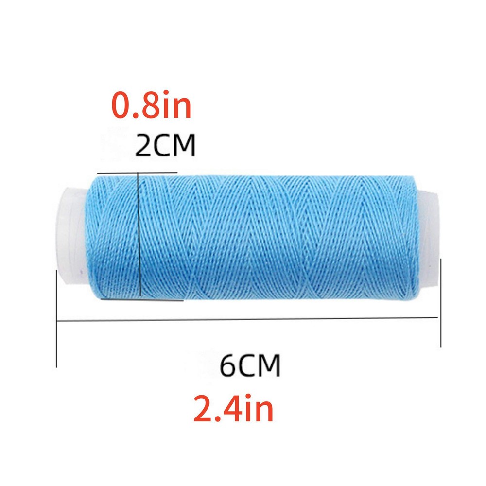 39Pcs Colored Sewing Thread Set Mixed Colors Polyester Spool Fits Many Brands