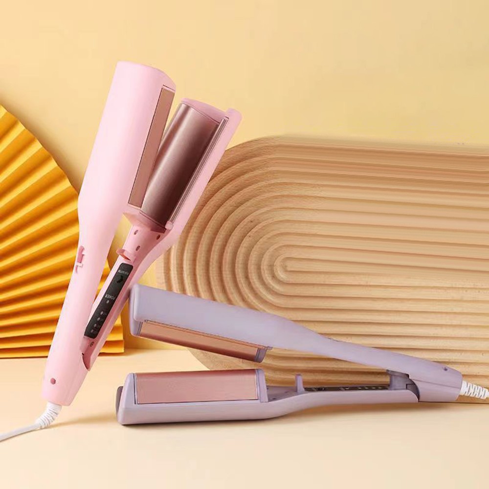 French Wave Curling Iron 32mm Simplicity Deep Wave Egg Roll Curling Iron Crimper