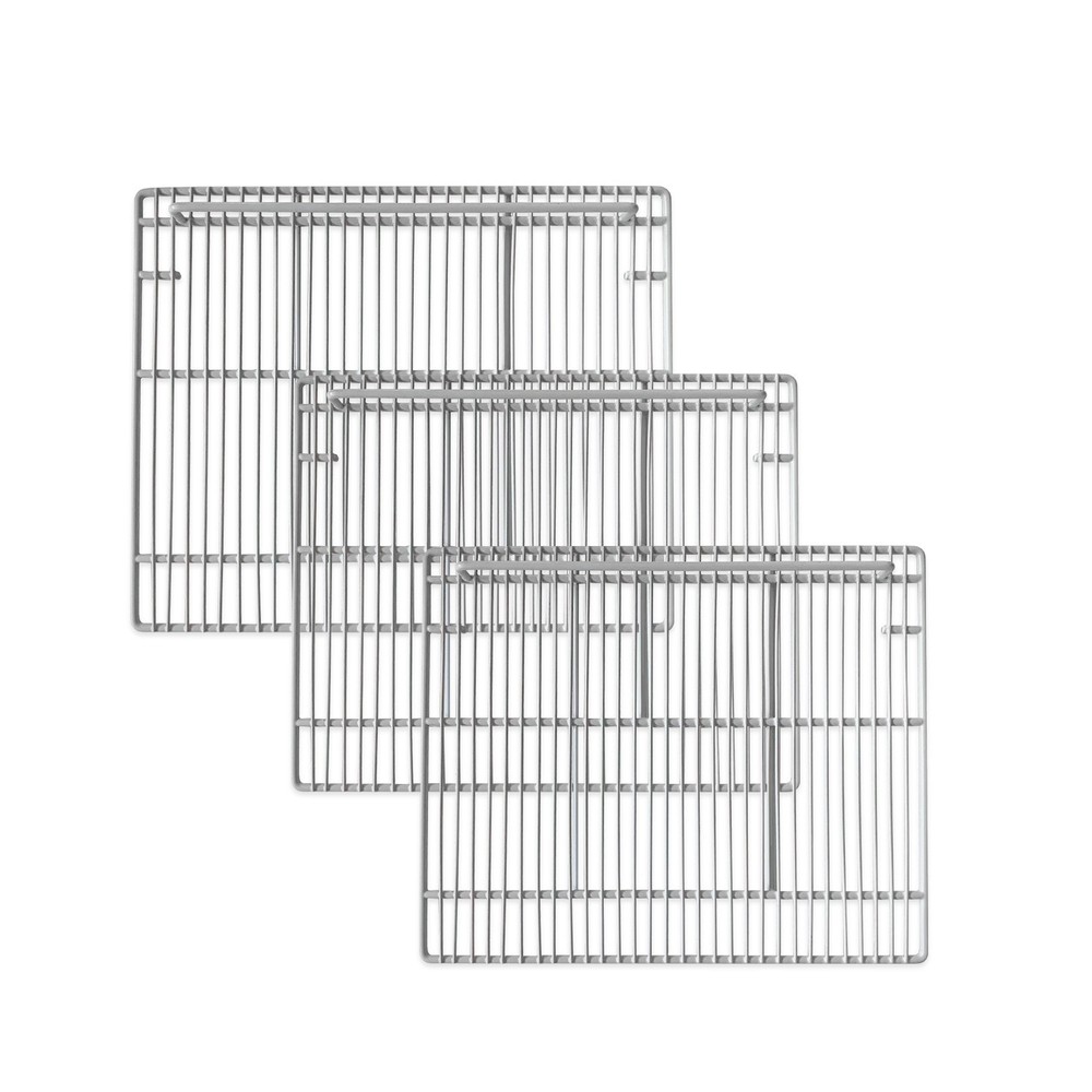 Replacement type three-piece shelf for commercial Freezer and Refrigerator