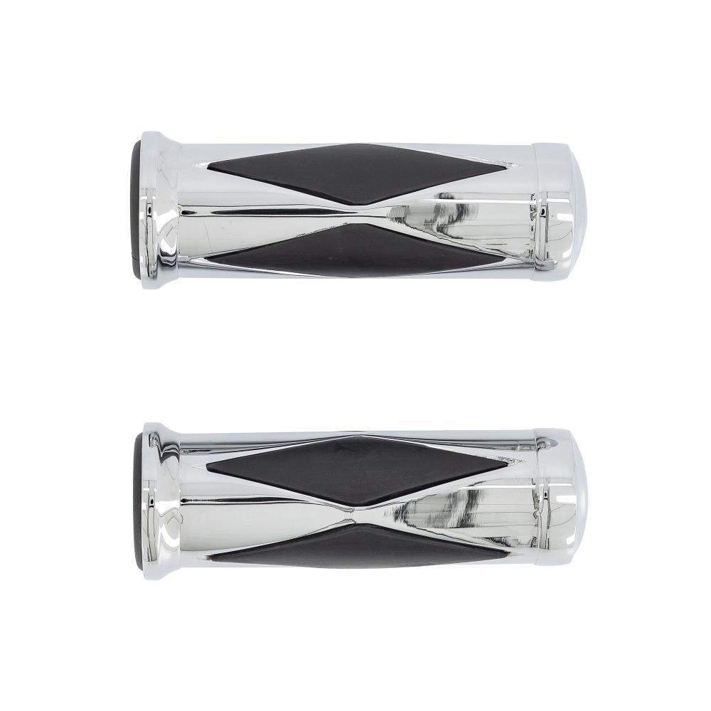 Highway Hawk grip covers handlebar grips "Diamond" for 1" handlebar without throttle cable holder