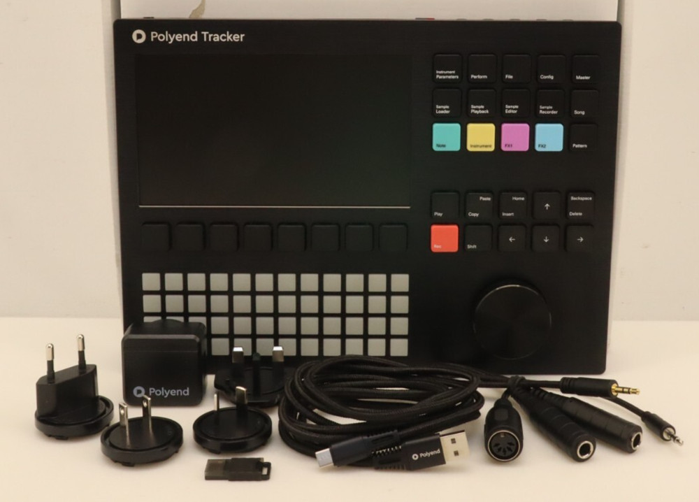 Polyend Tracker Sequencer sampler effects MIDI workstation wavetable synthesis