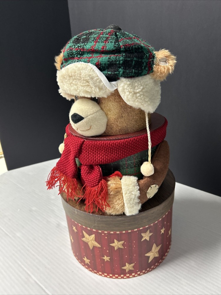 Three tier bear Holiday boxes containers