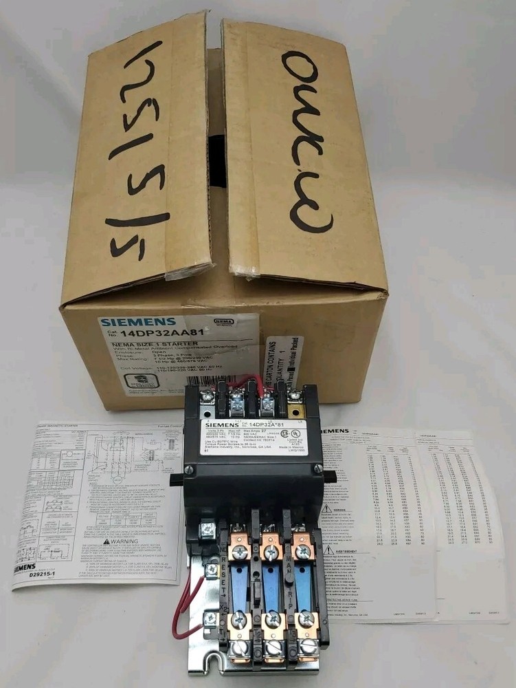 SIEMENS 14DP32AA81 Motor Starter