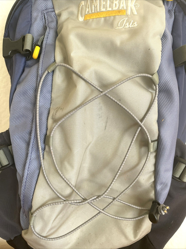 Camelbak ISIS Backpack Blue Grey Adjustable Waist Shoulder Strap Day Pack