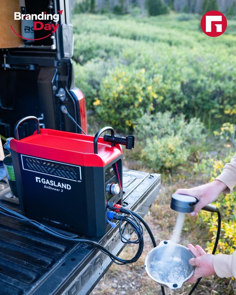 GASLAND G3 Pro 1 lb Propane Portable Water Heater Instant Hot Water Camp Shower