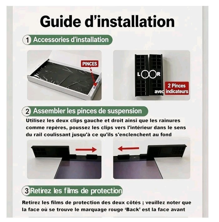 32" Blue Light Blocking Screen Protector 16:9 Computer Monitors Removable...