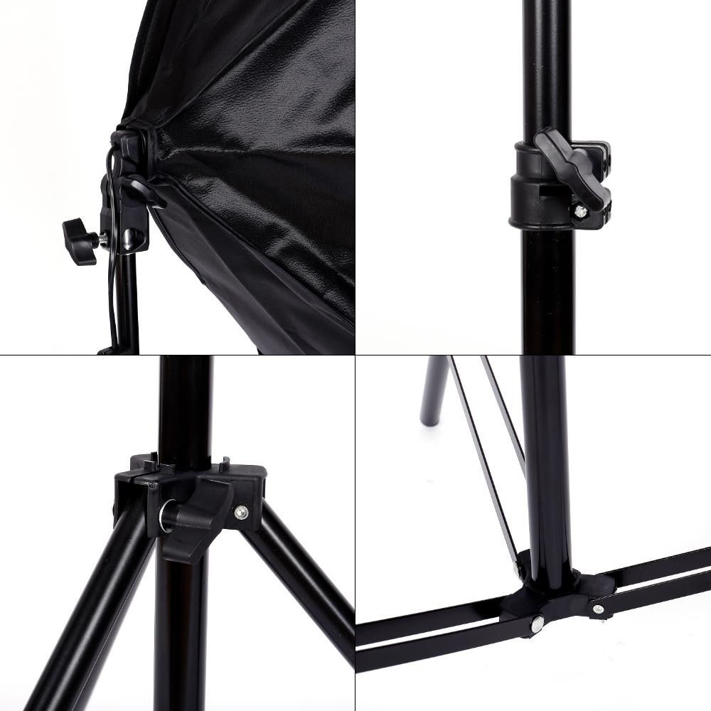 Photo Studio Video Photography Continuous Lighting Kit 2 Softbox + Light new