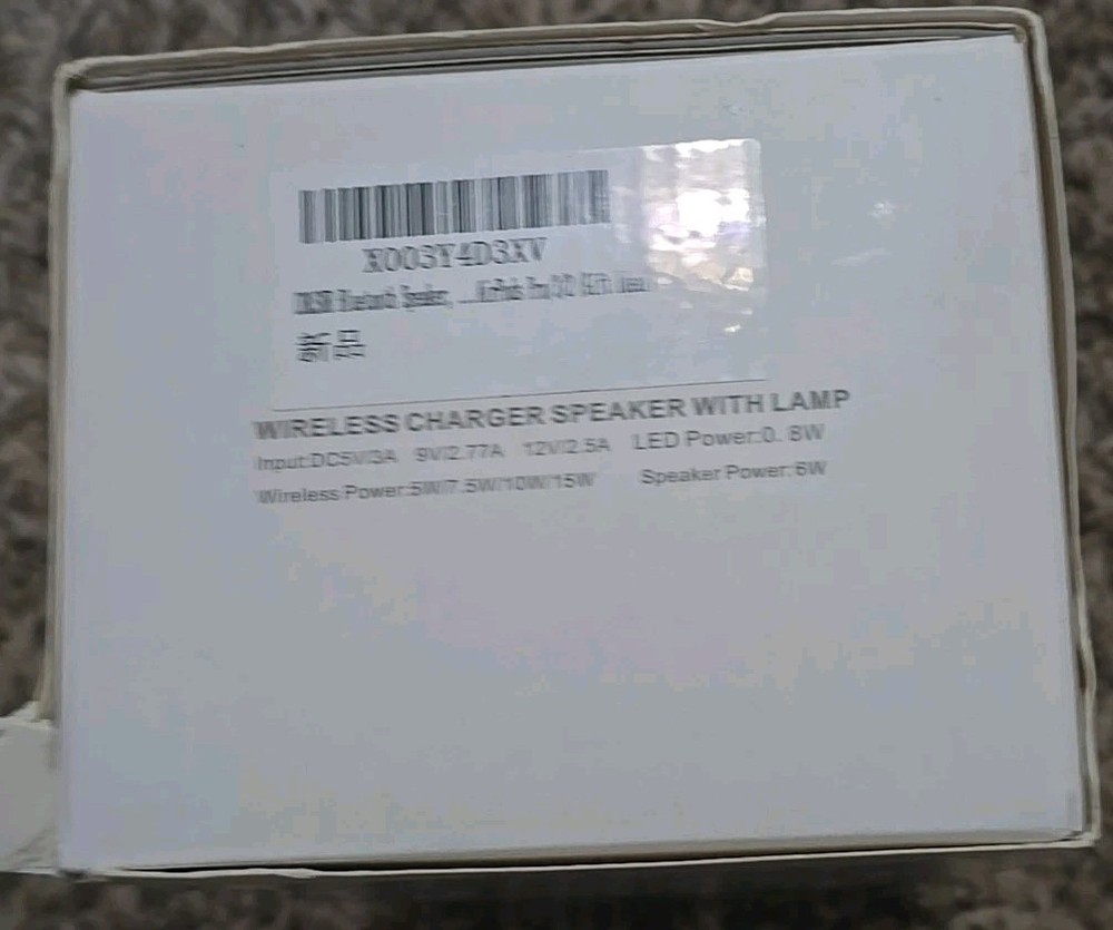 Iphone - Mood Light Wireless Charger Speaker