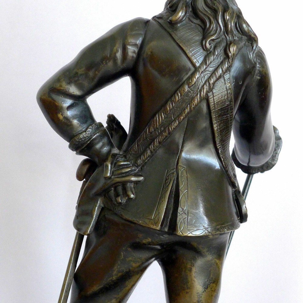 Charles the First Bronze statue, c1790 very rare !!!