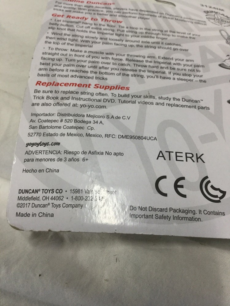 Duncan Imperial Yo-Yo 2017. Blue NiP