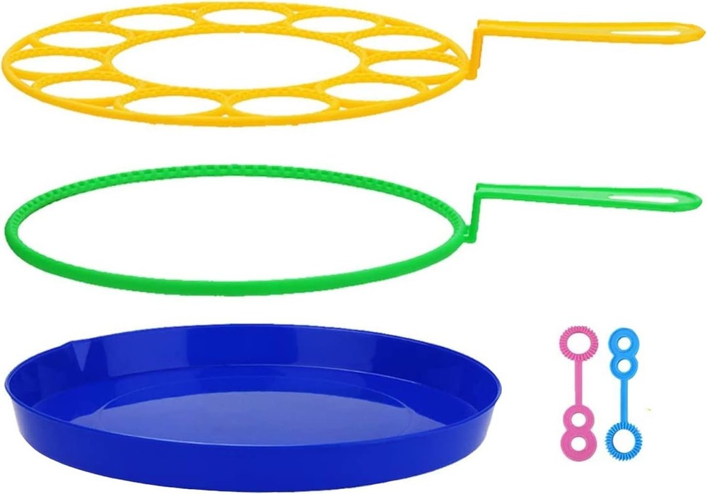 Big Bubble Wands Set: Large Bubble Maker, Giant Bubble Wand Bubbles Maker wit...