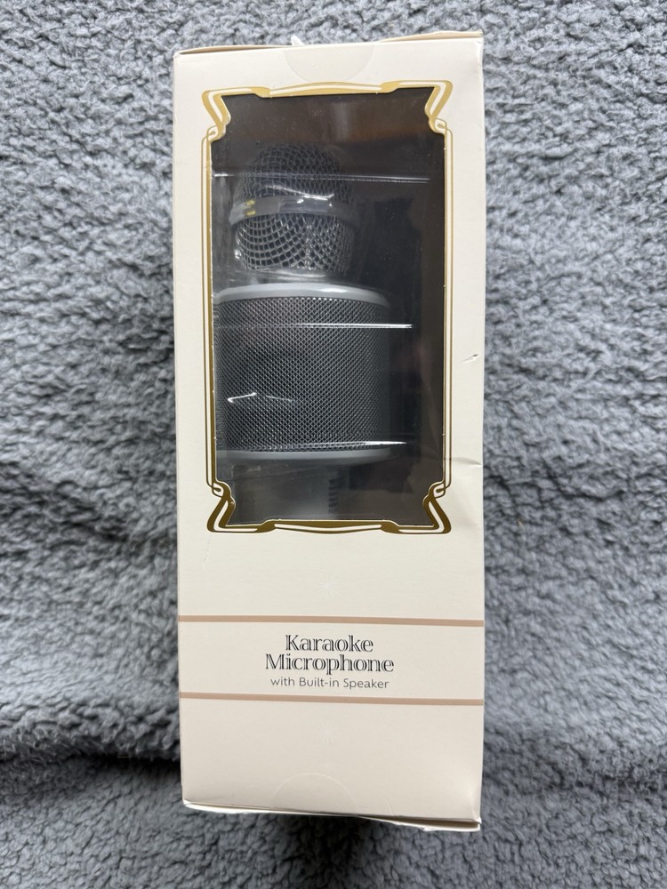 VIVITAR Wireless Karaoke Bluetooth Party Speaker Handheld Microphone White