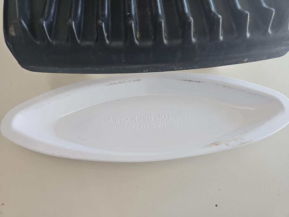 George Foreman GR-20 Lean Mean Fat Reducing Grilling Machine TESTED & WORKS