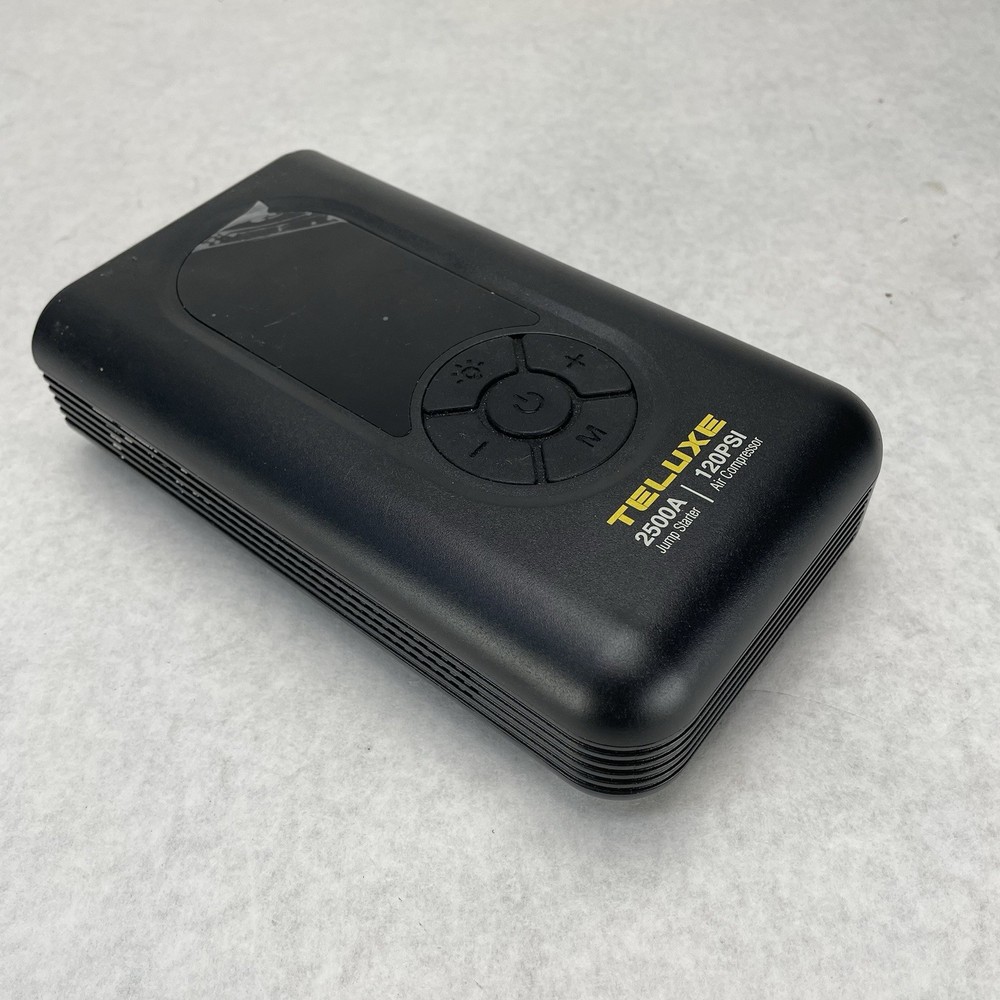 Teluxe Jump Starter/Air Compressor 2500A 150PSI Power Tested