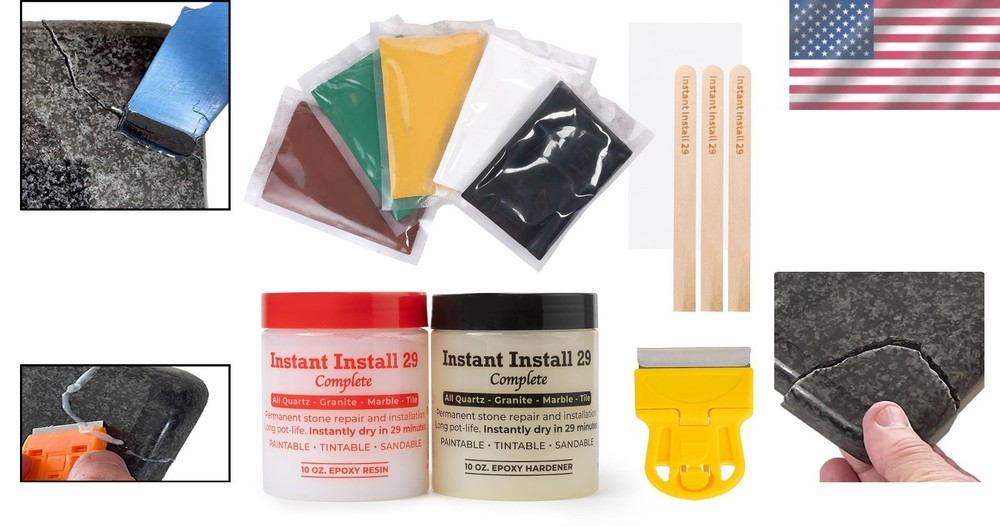 Epoxy Repair Kit - Granite, Marble, Tile