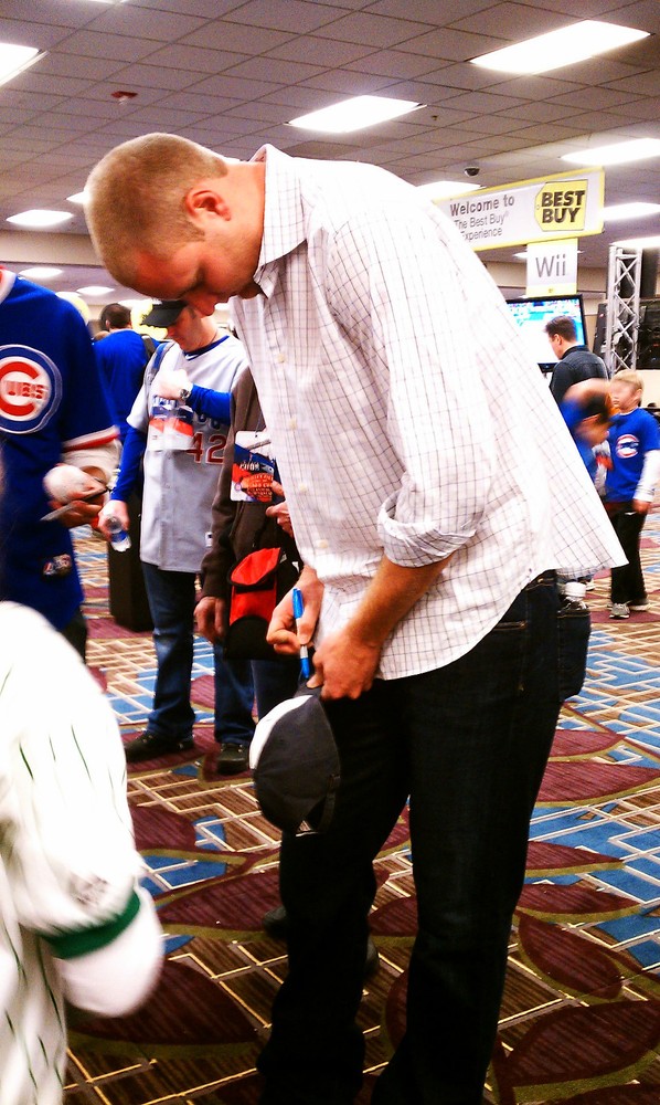 CHRIS VOLSTAD CHICAGO CUBS SIGNED MLB BASEBALL *PROOF