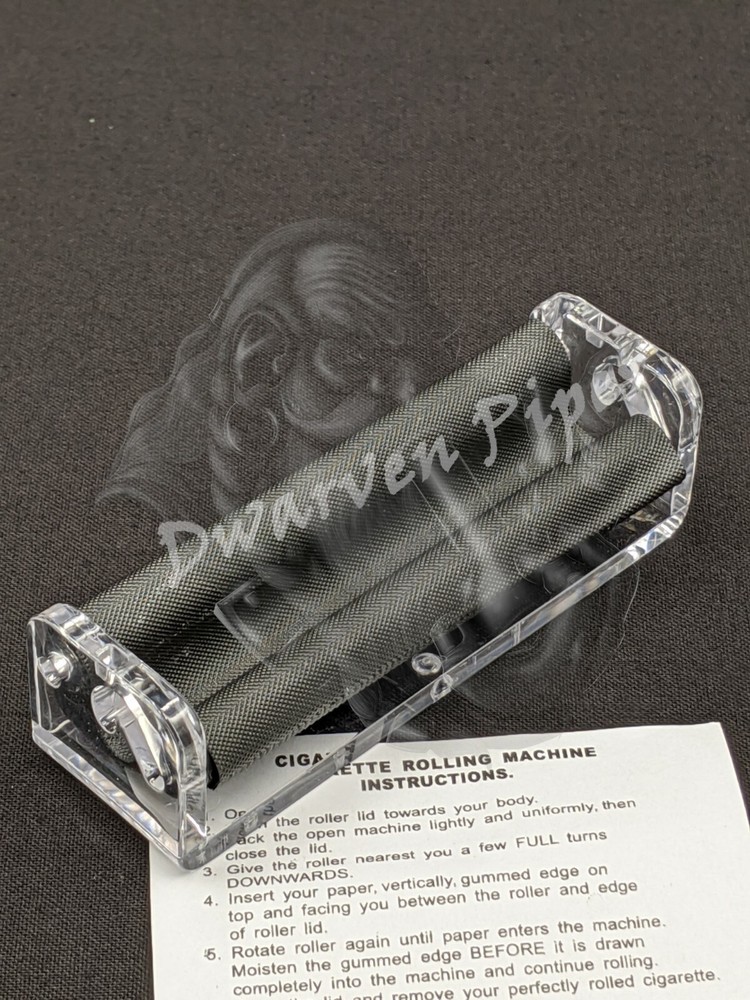 78mm Rolling Machine Roll Your Own Cigarette Paper Hand Roller Clear