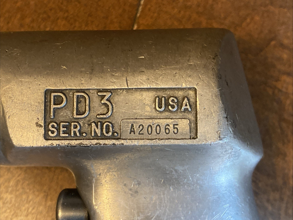 Snap On PD3 Pneumatic Air Drill 1/2” With Snap On Chuck