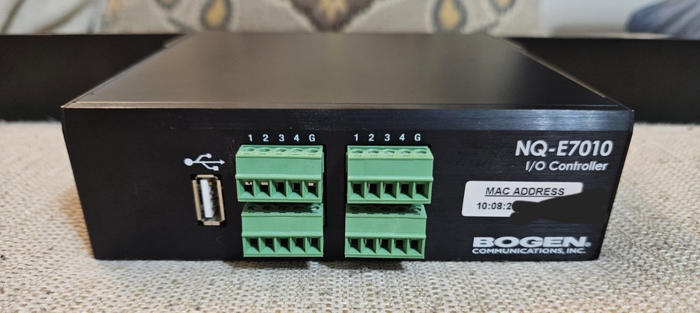 Bogen NQ-E7010 I/O Controller TESTED WORKING for Nyquist System Rack Mountable