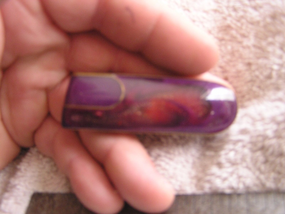 Vintage Purple Modern Modernist Pin