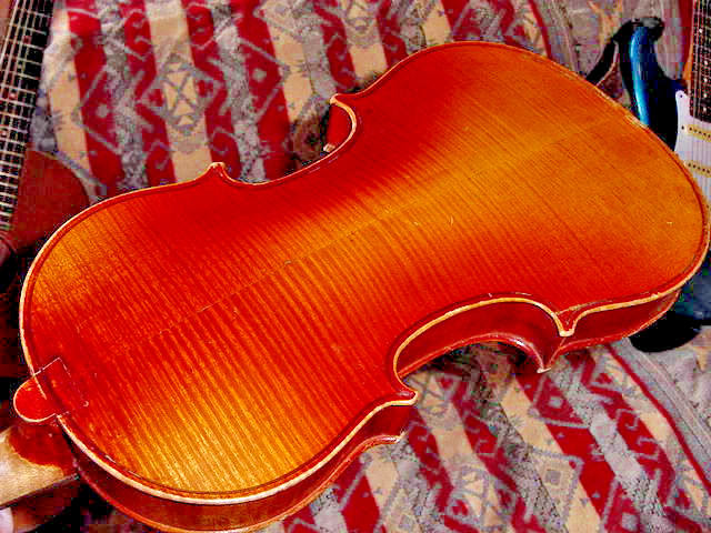 ANTIQUE J A BAADER VIOLIN DATED 1910 MITTENWALD GERMANY 4/4 SIZE