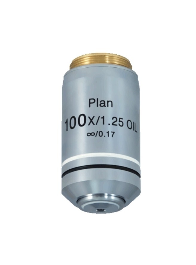 AMSCOPE 100X INFINITY-CORRECTED PLAN ACHROMATIC OBJECTIVE *NEW OPEN BOX*