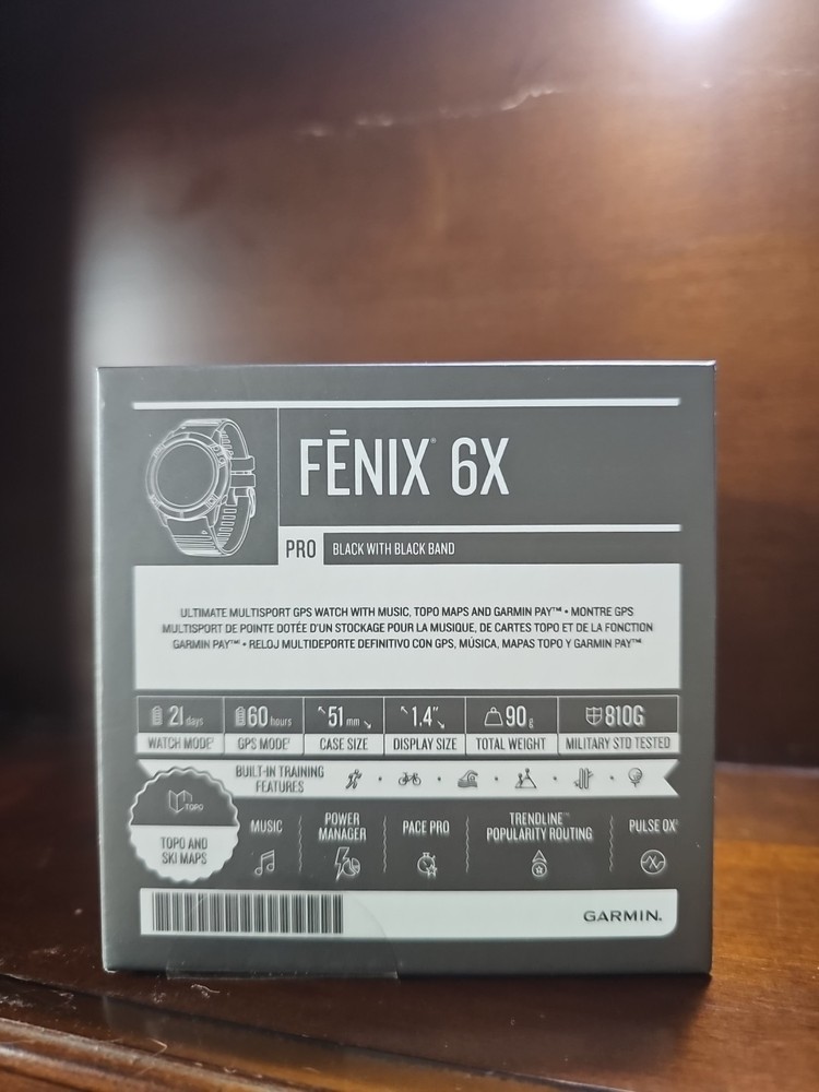 Fenix 6x Pro Box Only