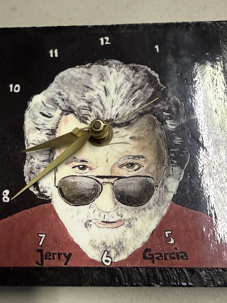 Jerry Garcia Grateful Dead Custom Clock Art