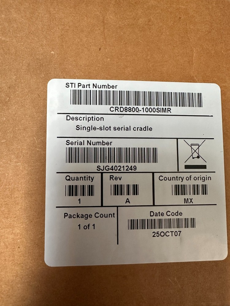 CRD8800-1000SIMR Serial Cradle NEW